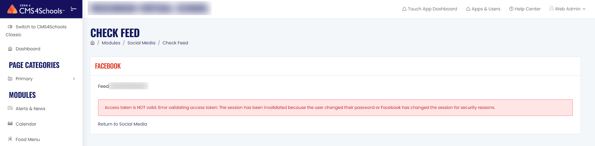 example error diagnostic